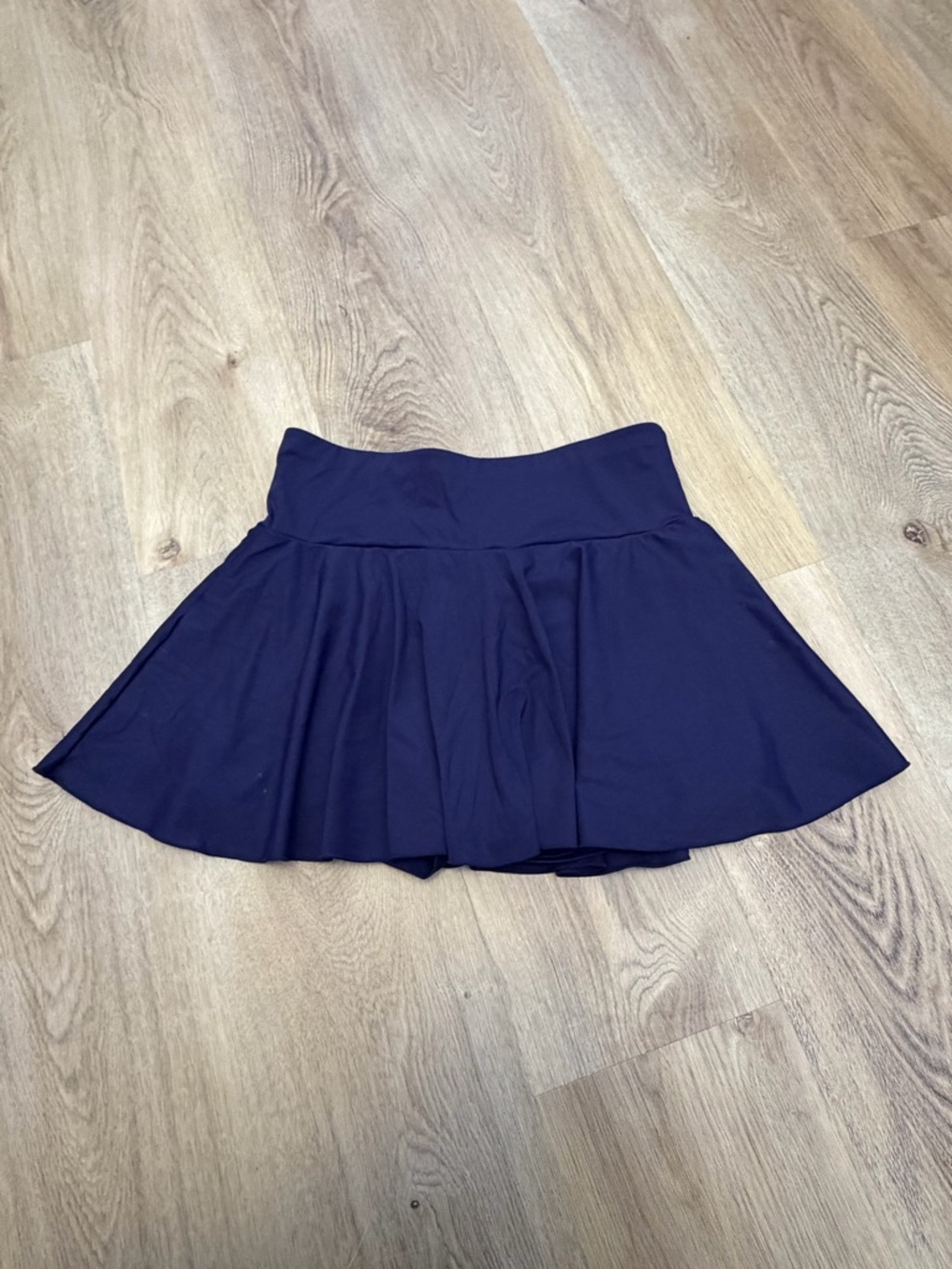 HALARA Navy Blue Active Skirt with Attached Shorts